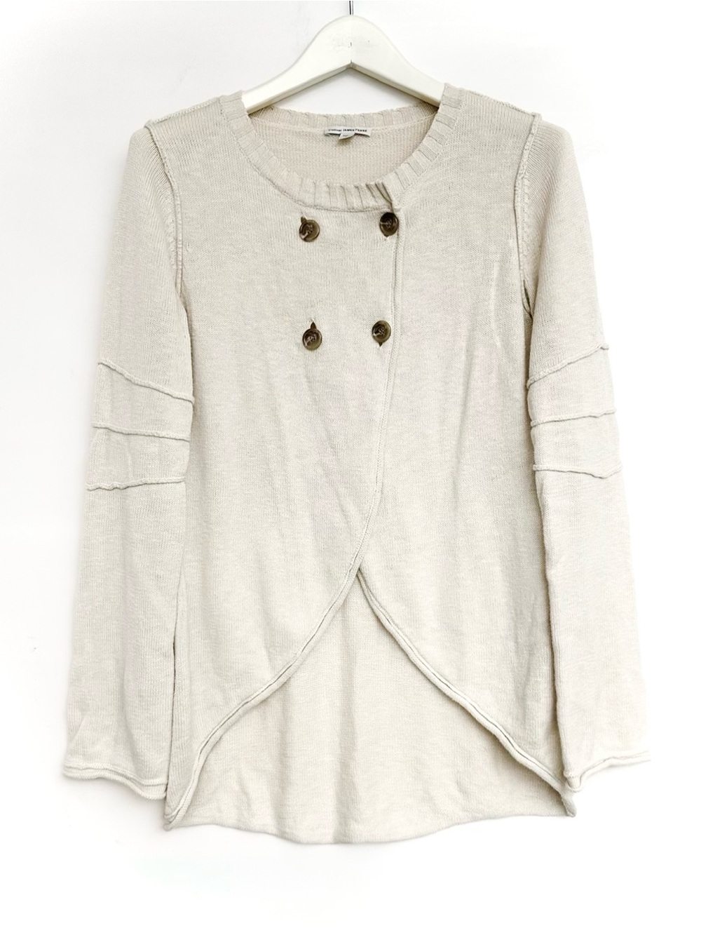 James Perse Standard Cotton & Linen knit cardigan